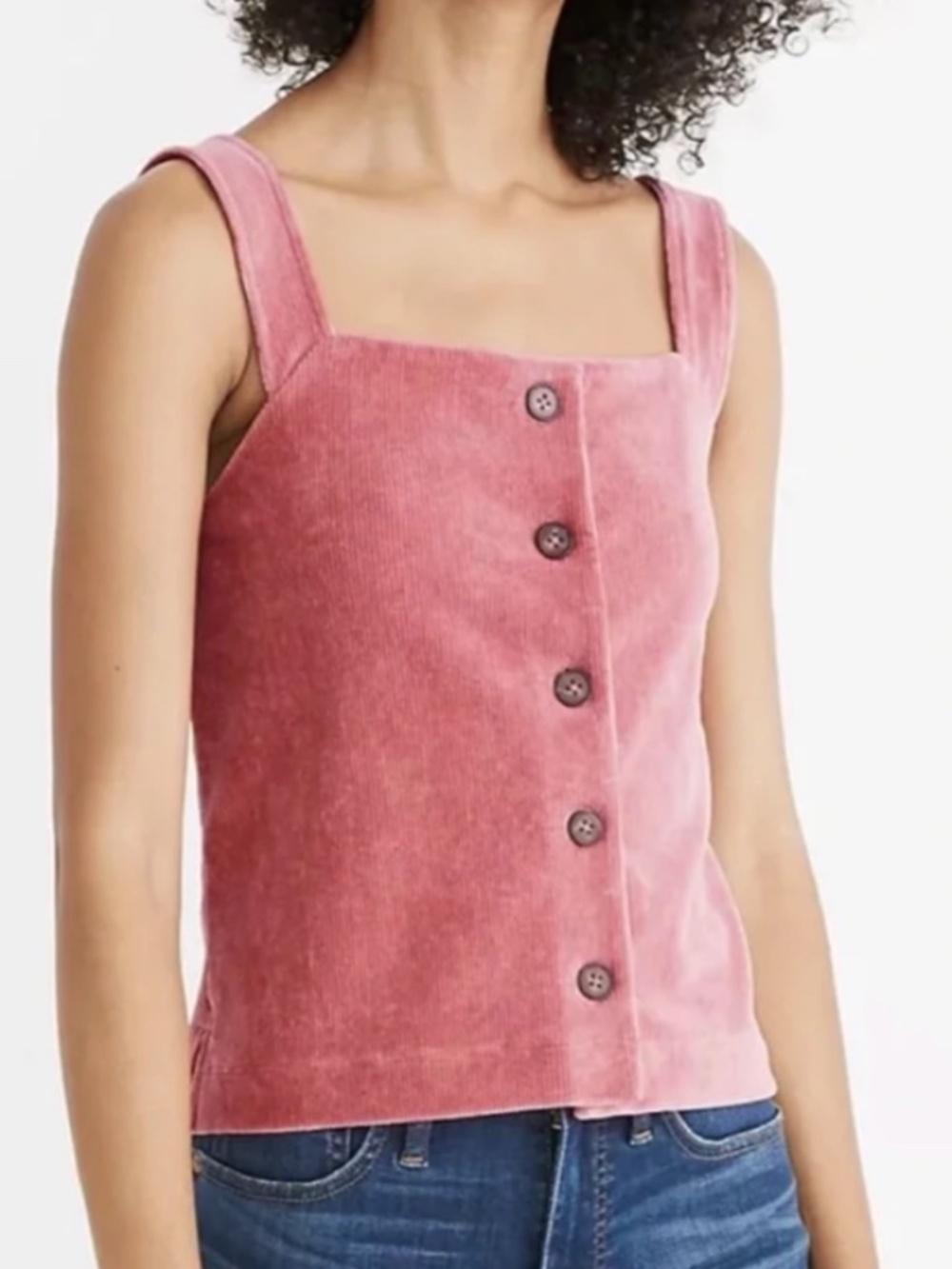 Madewell Button-Front tank Top